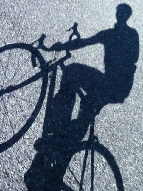 bike shadow photo