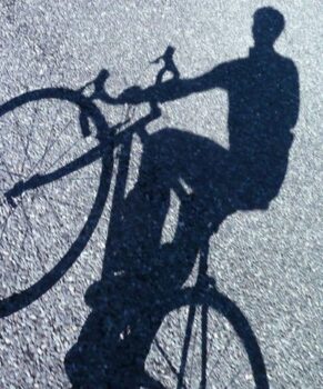 bike shadow photo